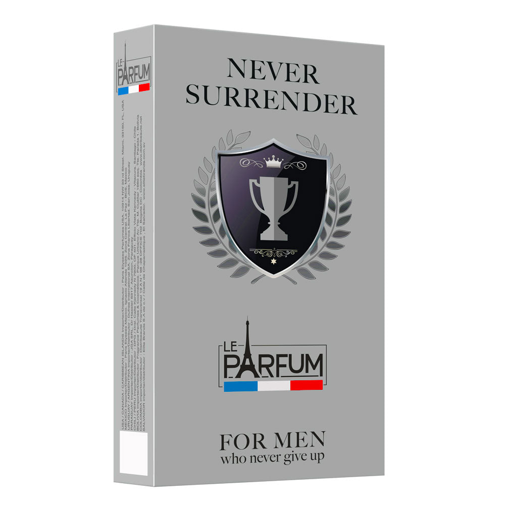 Never Surrender for Men EDT Perfume (Pack of 6) 75ml Each